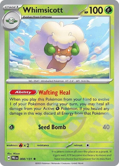 Whimsicott (8) - Prismatic Evolutions