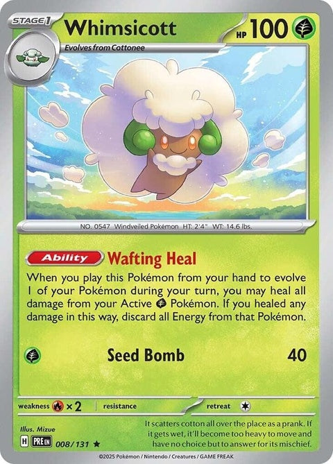 Whimsicott (8) - Prismatic Evolutions