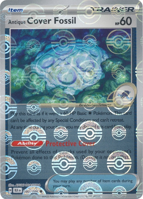 Antique Cover Fossil (80) - Black Bolt