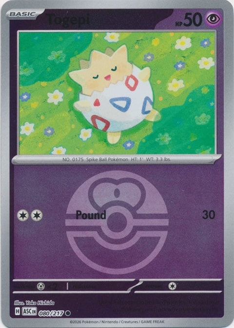 Togepi (80) - ME: Ascended Heroes