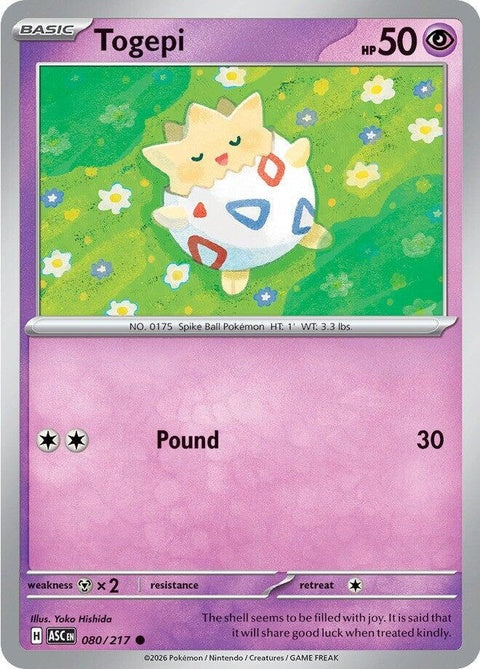 Togepi (80) - ME: Ascended Heroes