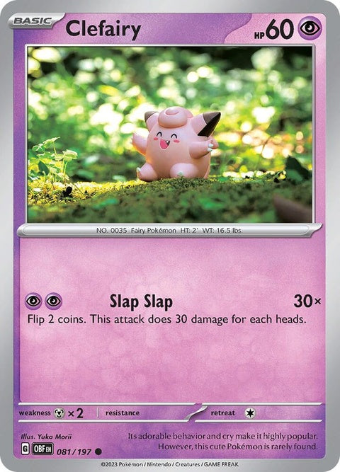 Clefairy (81) - Obsidian Flames