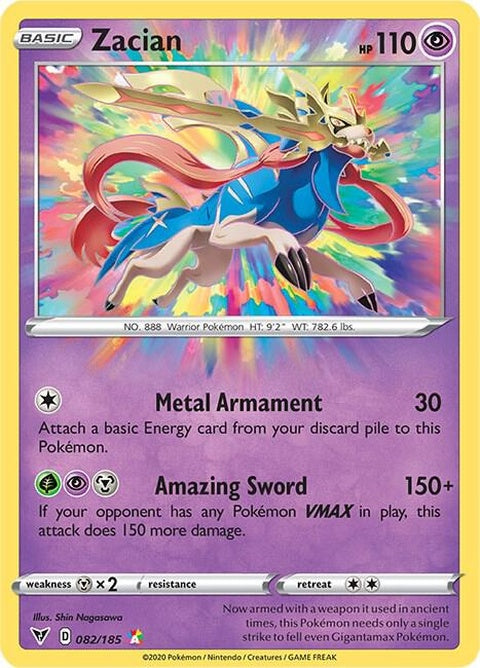 Zacian (82) - Vivid Voltage
