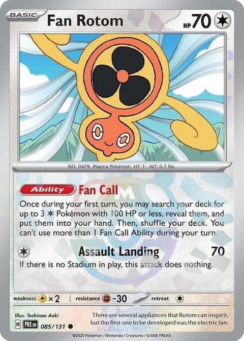 Fan Rotom (85) - Prismatic Evolutions