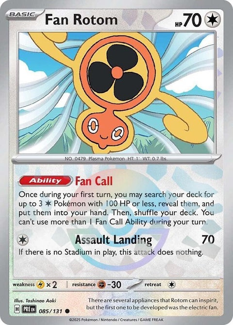 Fan Rotom (85) - Prismatic Evolutions