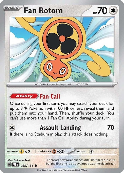Fan Rotom (85) - Prismatic Evolutions