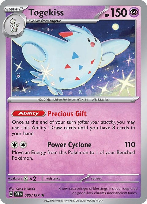 Togekiss (85) - Obsidian Flames
