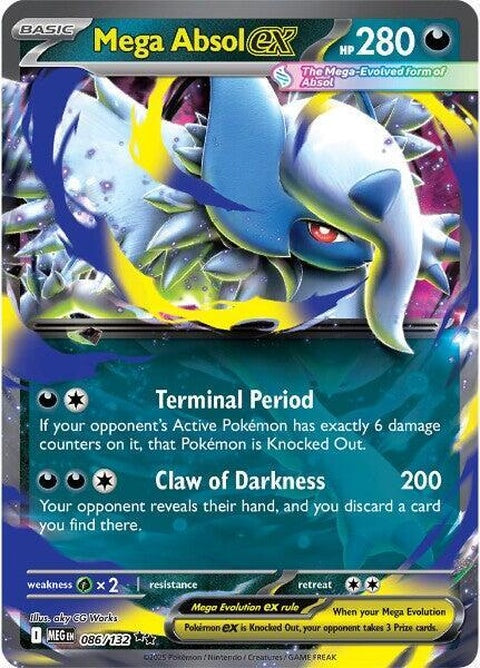 Mega Absol Ex (86) - Mega Evolution