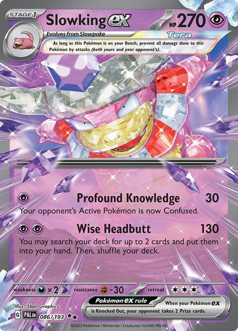 Slowking Ex (86) - Paldea Evolved