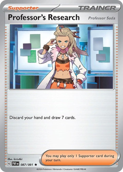 Professor's Research (87) - Paldean Fates