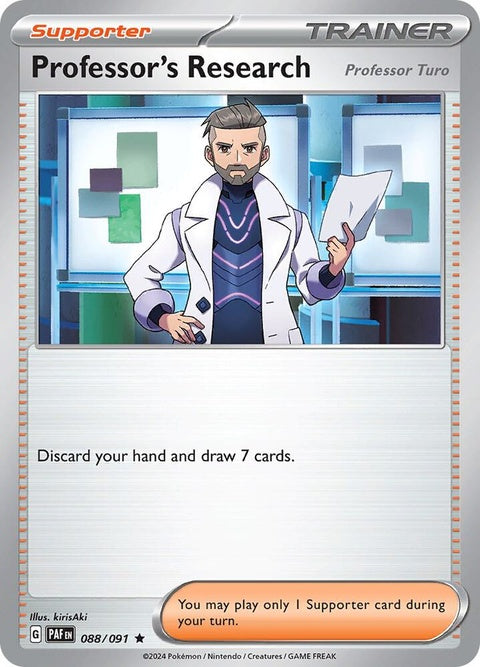 Professor's Research (88) - Paldean Fates