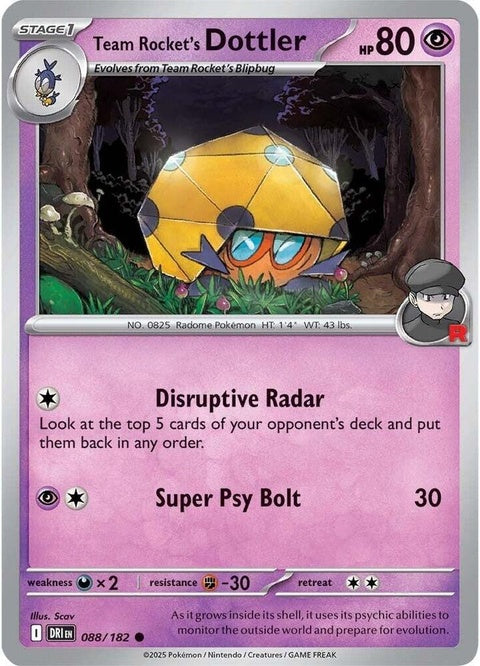Team Rocket's Dottler (88) - Destined Rivals