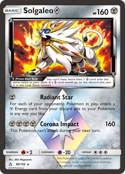 Solgaleo Prism Star (89) - Ultra Prism