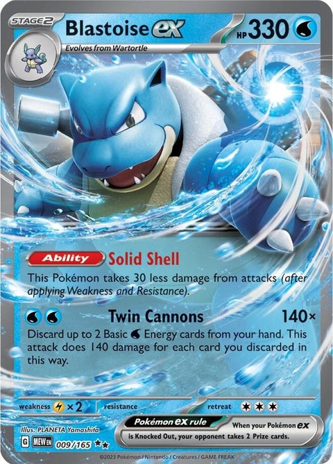 Blastoise Ex (9) - 151