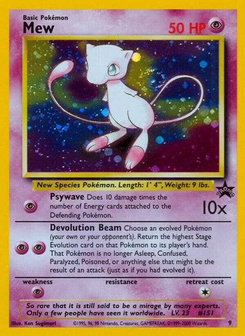 Mew (9) - Wizards Black Star Promos