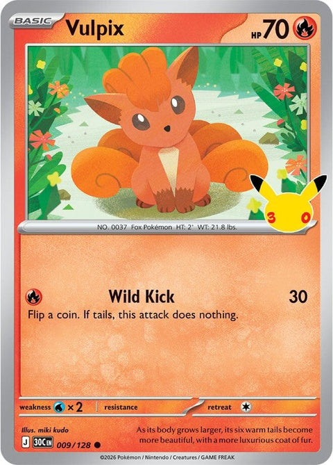 Vulpix (9) - ME: 30th Celebration