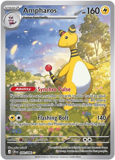 Ampharos (90) - ME04: Chaos Rising