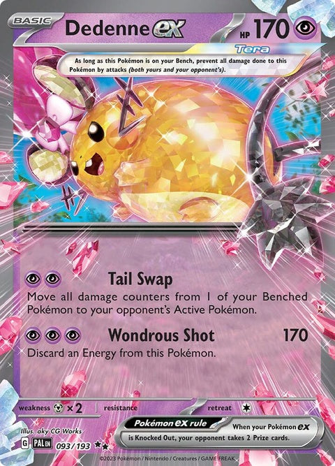 Dedenne Ex (93) - Paldea Evolved