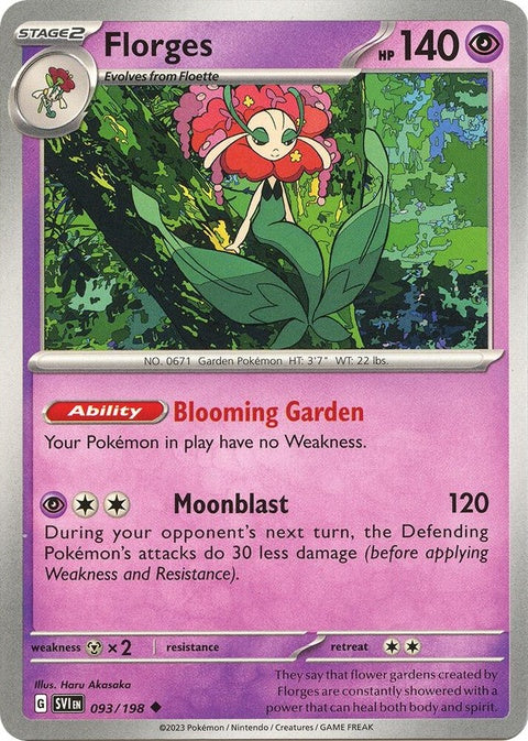 Florges (93) - Scarlet & Violet