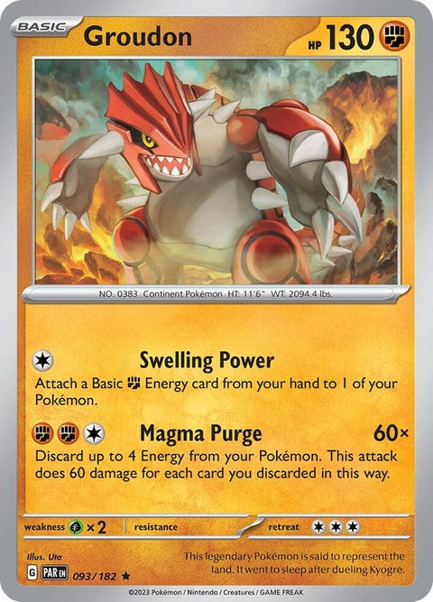 Groudon (93) - Paradox Rift