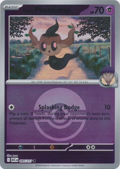 Hop's Phantump (95) - ME: Ascended Heroes