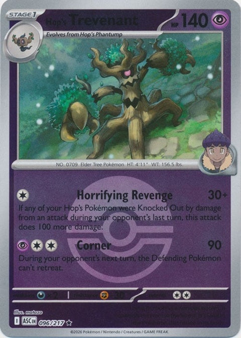 Hop's Trevenant (96) - ME: Ascended Heroes