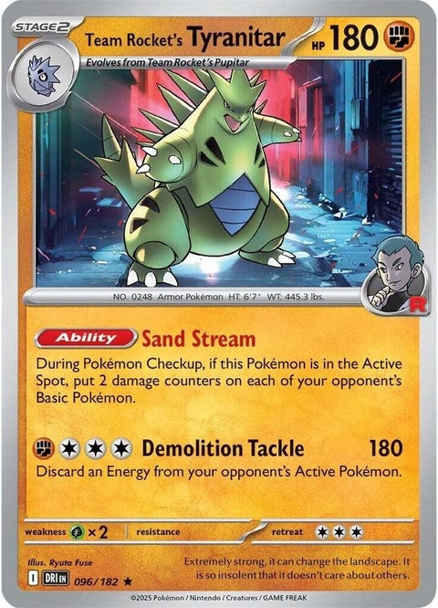 Team Rocket's Tyranitar (96) - Destined Rivals
