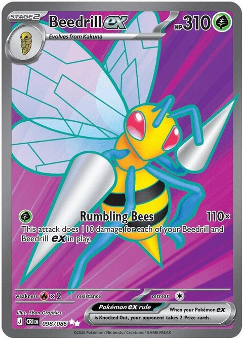 Beedrill Ex (98) - ME04: Chaos Rising