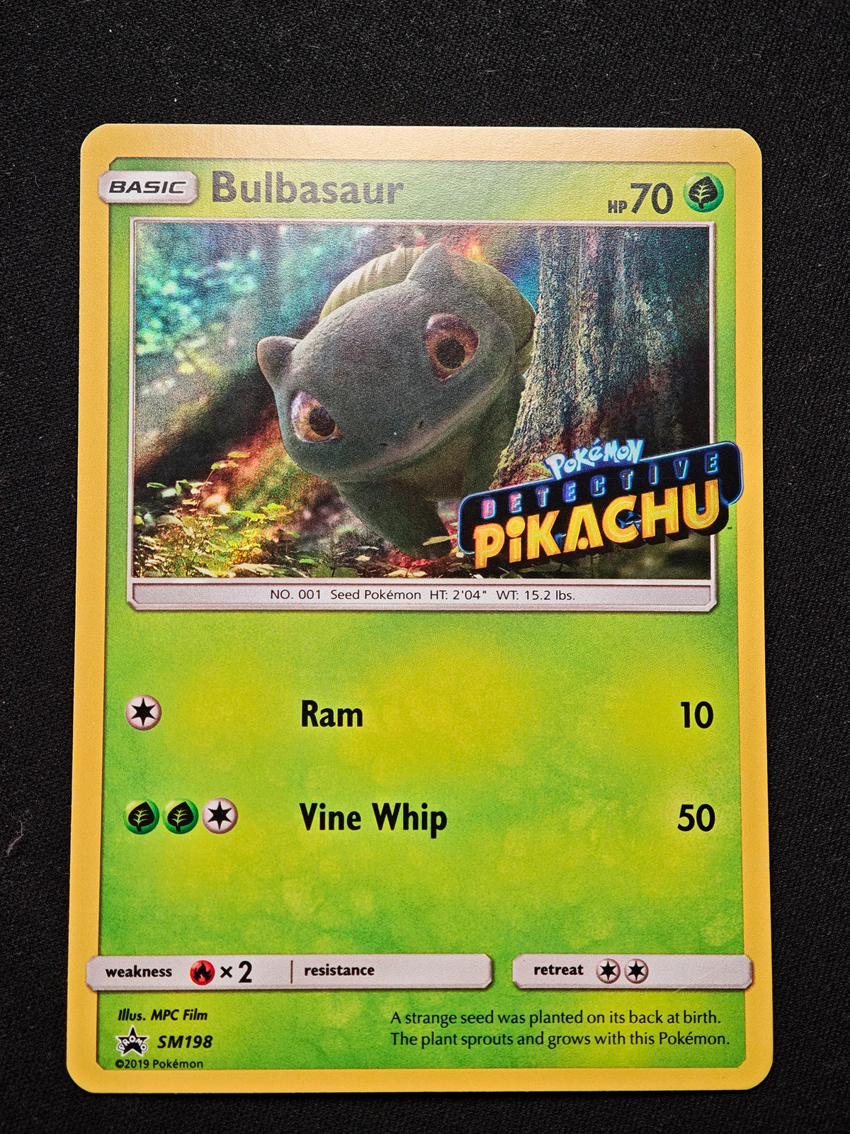 Bulbasaur (SM198) - Sun & Moon Black Star Promos - 2