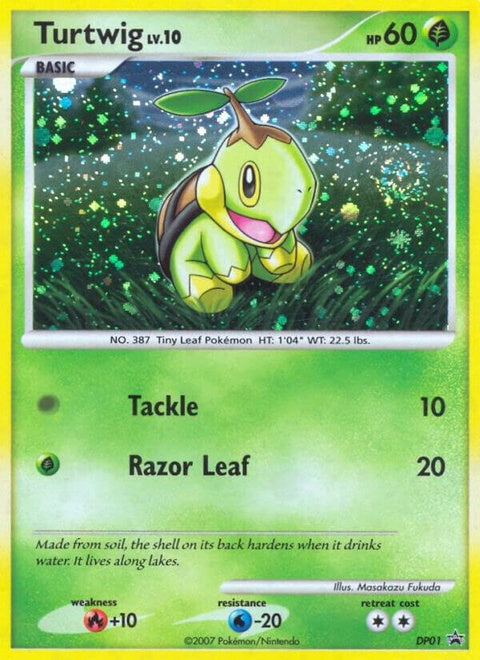 Turtwig (DP01) - Diamond & Pearl Black Star Promos