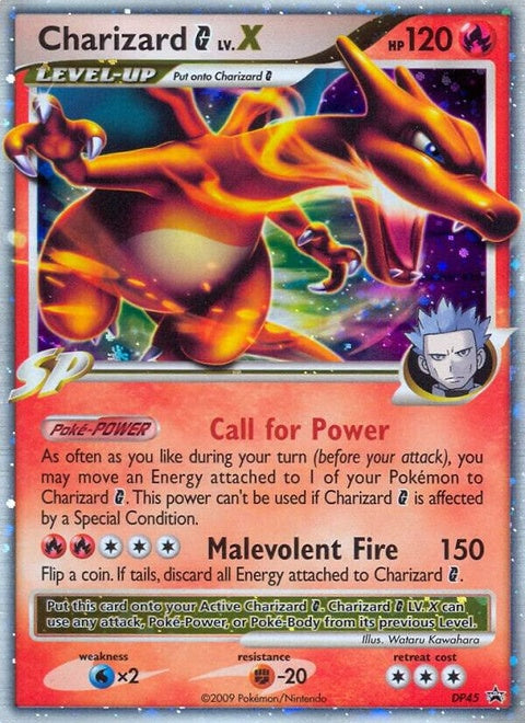 Charizard G Lv.X (DP45) - Diamond & Pearl Black Star Promos