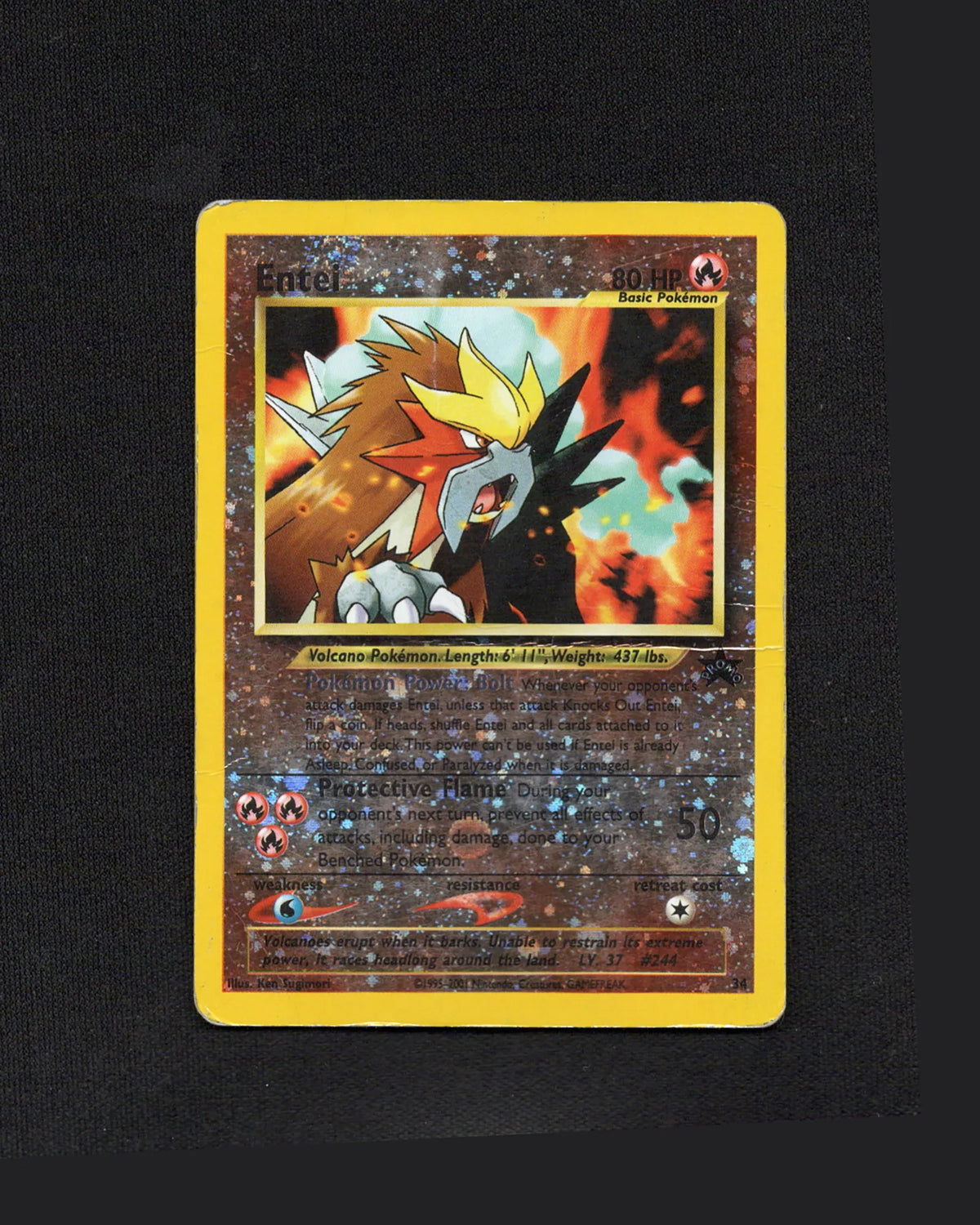 Entei (34) - Wizards Black Star Promos - 2