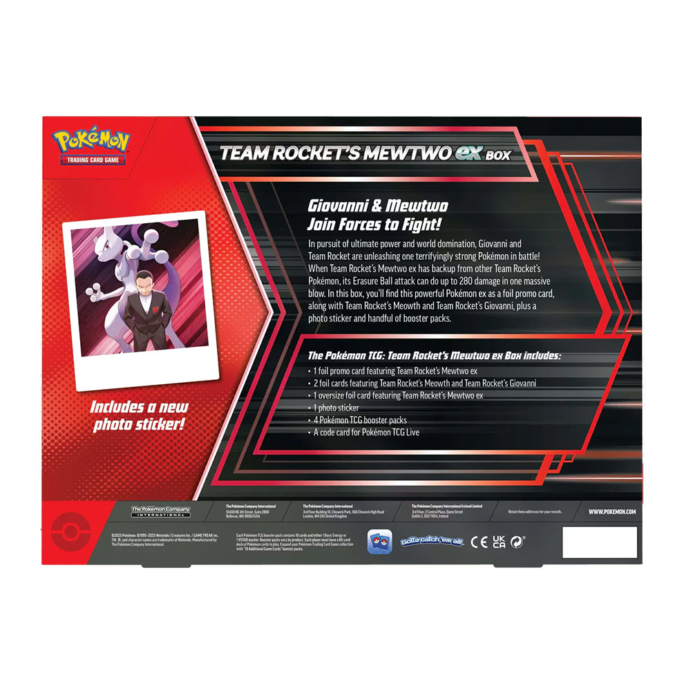 Pokémon Team Rocket’s Mewtwo ex Box - 2