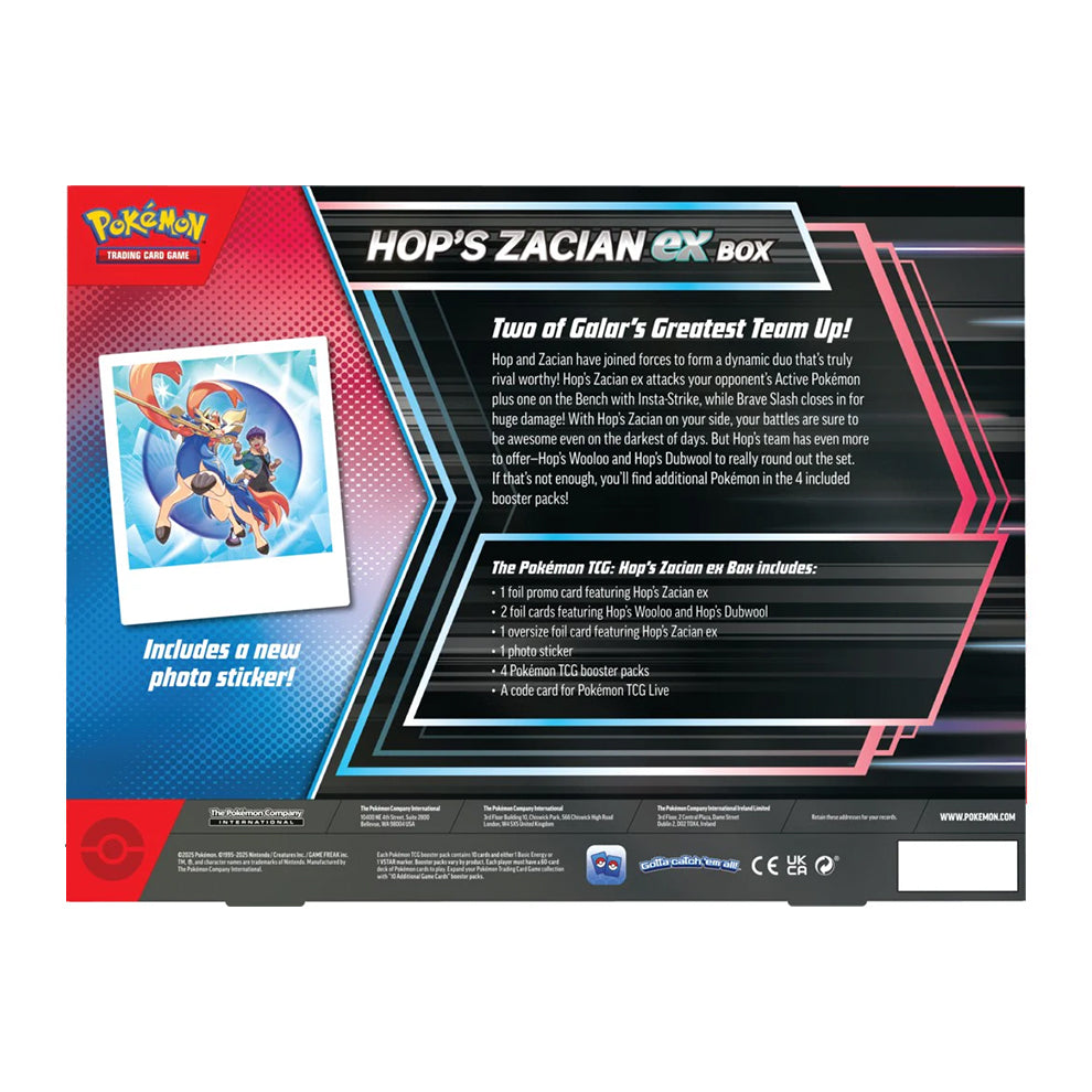 Pokémon Hop's Zacian EX Box - 2