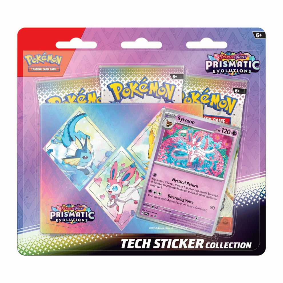 Pokémon Prismatic Evolutions Tech Sticker Collection - 4