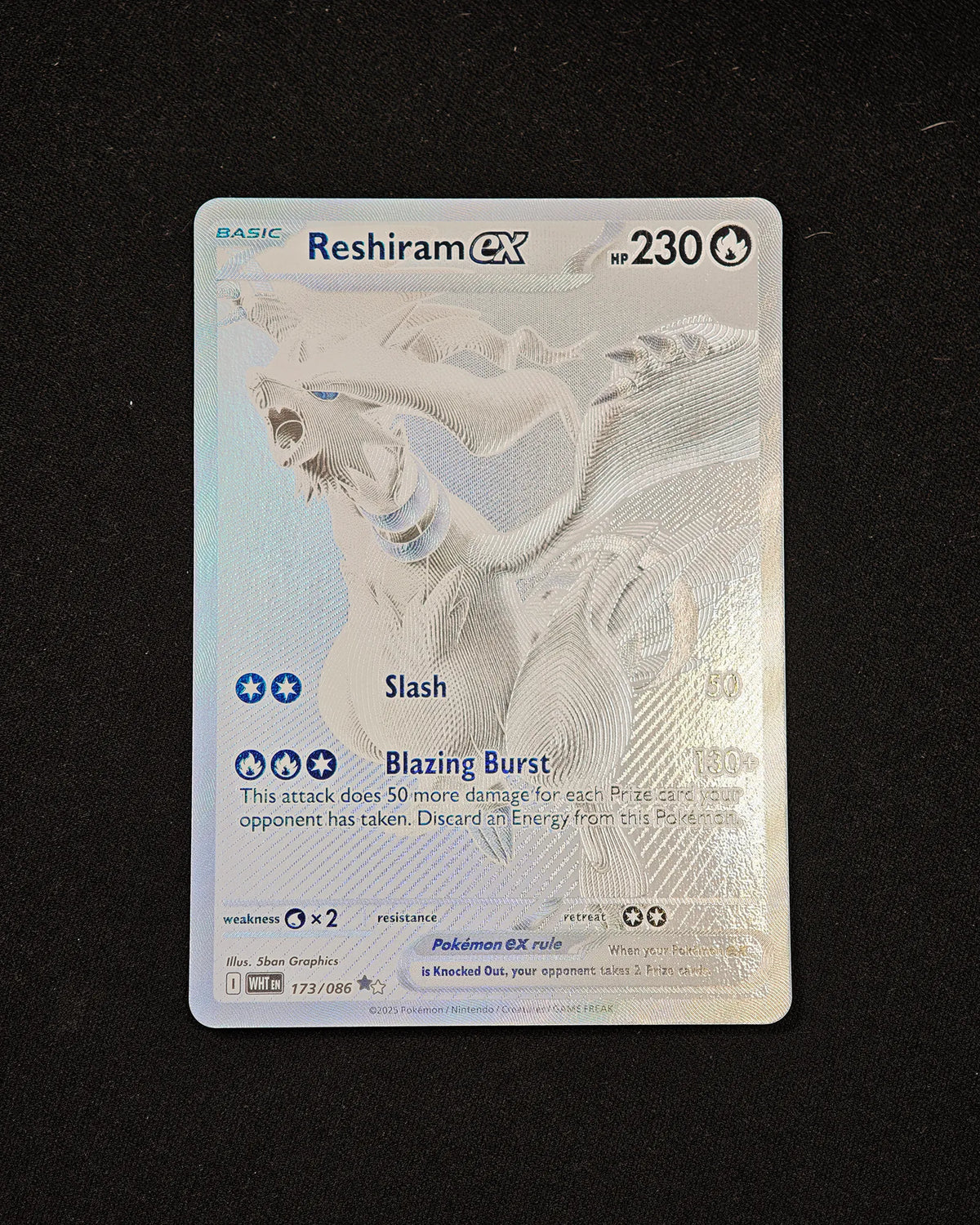 Reshiram Ex (173) - White Flare - 2