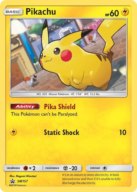 Pikachu (SM157) - Sun & Moon Black Star Promos