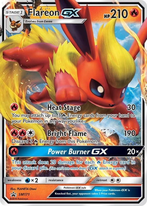Flareon Gx (SM171) - Sun & Moon Black Star Promos