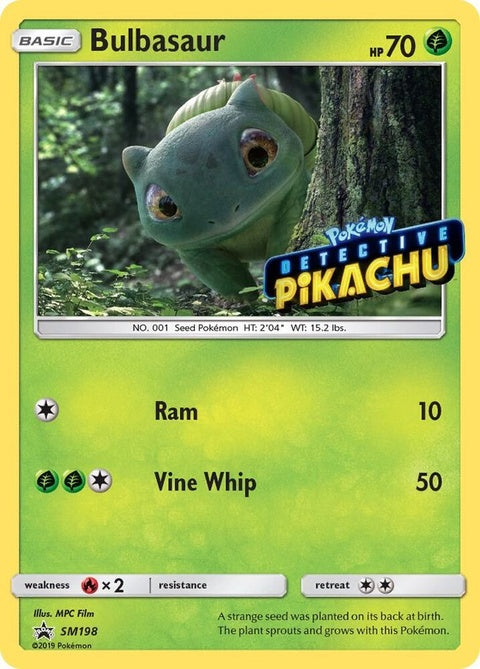 Bulbasaur (SM198) - Sun & Moon Black Star Promos