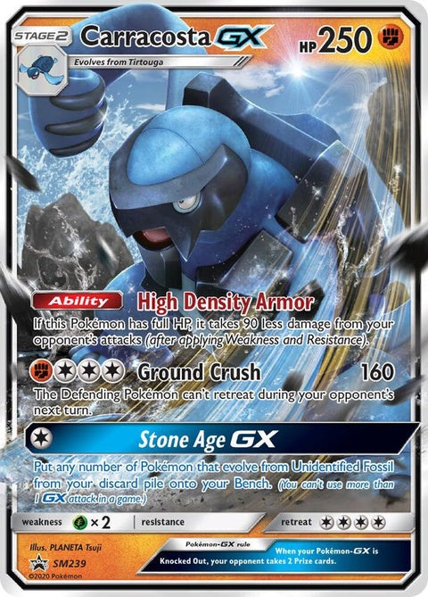 Carracosta Gx (SM239) - Sun & Moon Black Star Promos