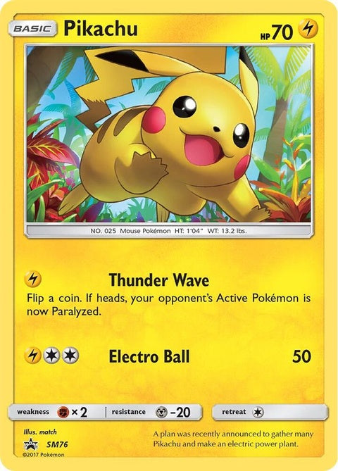 Pikachu (SM76) - Sun & Moon Black Star Promos