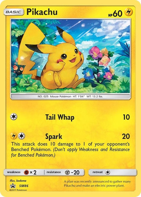 Pikachu (SM86) - Sun & Moon Black Star Promos