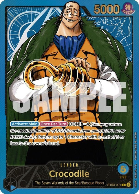Crocodile (ST03-001) - Premium Card Collection -Leader Collection-