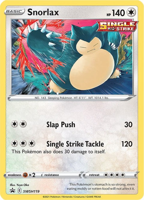 Snorlax (SWSH119) - Sword & Shield Black Star Promos
