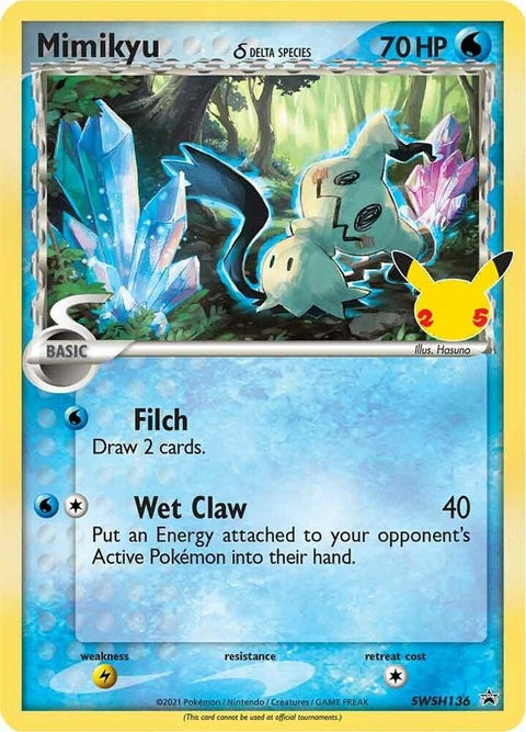 Mimikyu (SWSH136) - Sword & Shield Black Star Promos