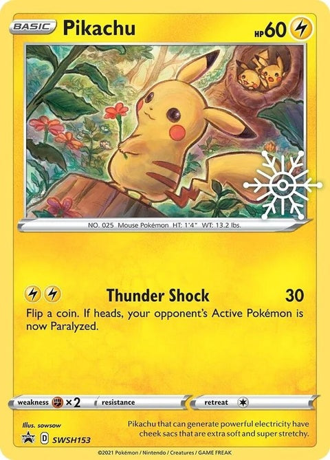 Pikachu (SWSH153) - Sword & Shield Black Star Promos