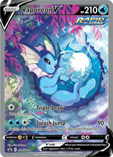 Vaporeon V (SWSH181) - Sword & Shield Black Star Promos
