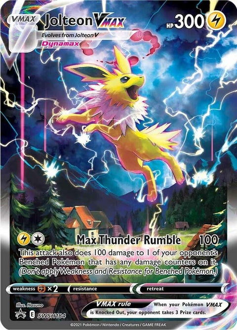 Jolteon Vmax (SWSH184) - Sword & Shield Black Star Promos