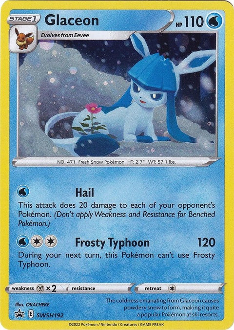 Glaceon (SWSH192) - Sword & Shield Black Star Promos