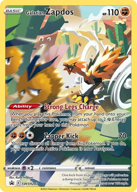 Galarian Zapdos (SWSH283) - Sword & Shield Black Star Promos
